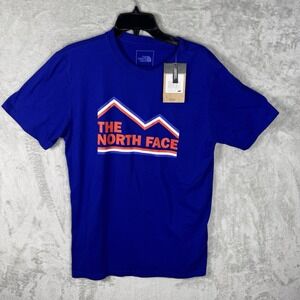 The North Face Men's Short Sleeve T-shirt. Color Royal Blue Size Medium NWT